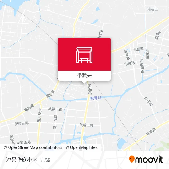 鸿景华庭小区地图