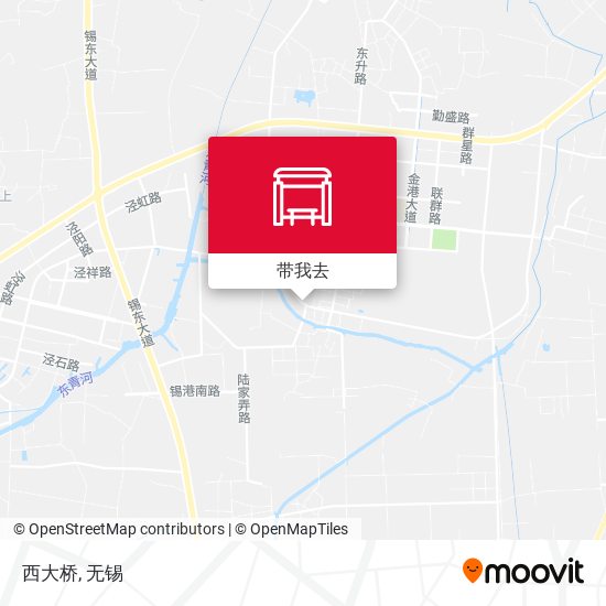 西大桥地图