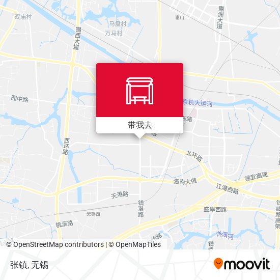 张镇地图
