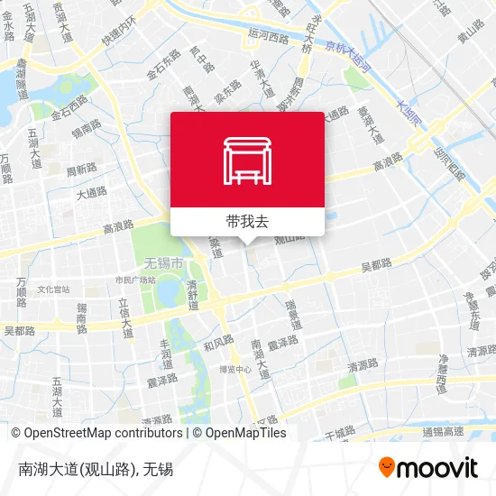 南湖大道(观山路)地图