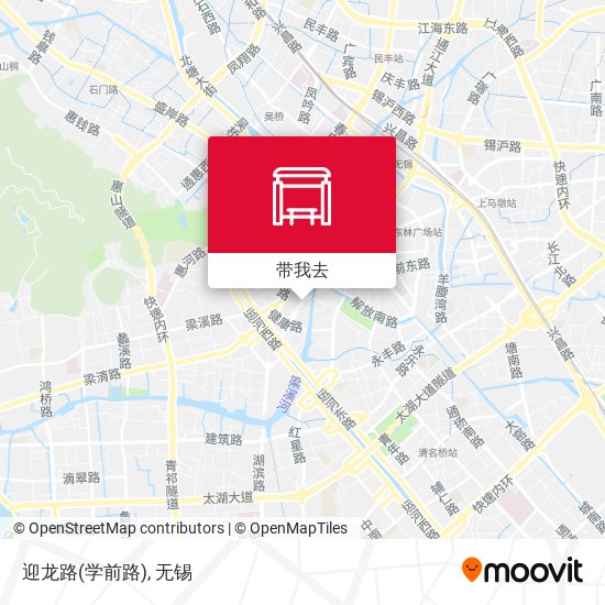 迎龙路(学前路)地图