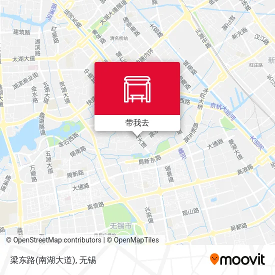 梁东路(南湖大道)地图
