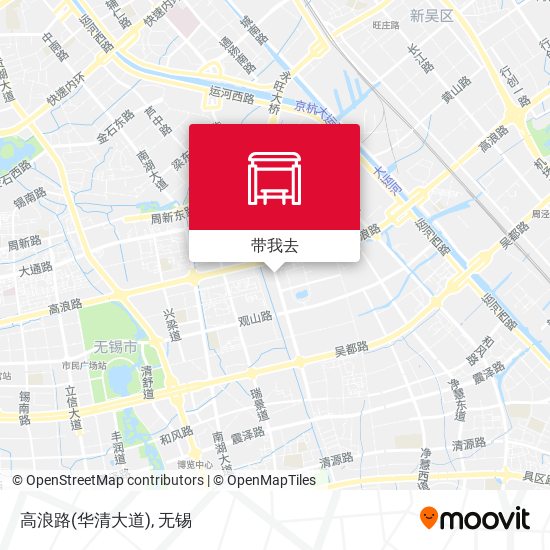 高浪路(华清大道)地图