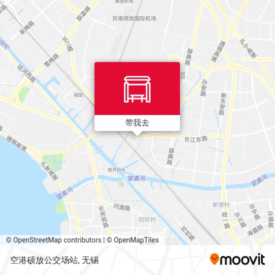 空港硕放公交场站地图
