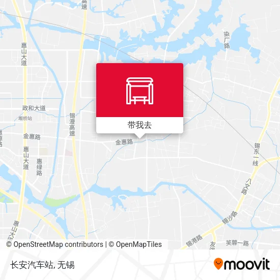 长安汽车站地图