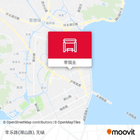常乐路(湖山路)地图