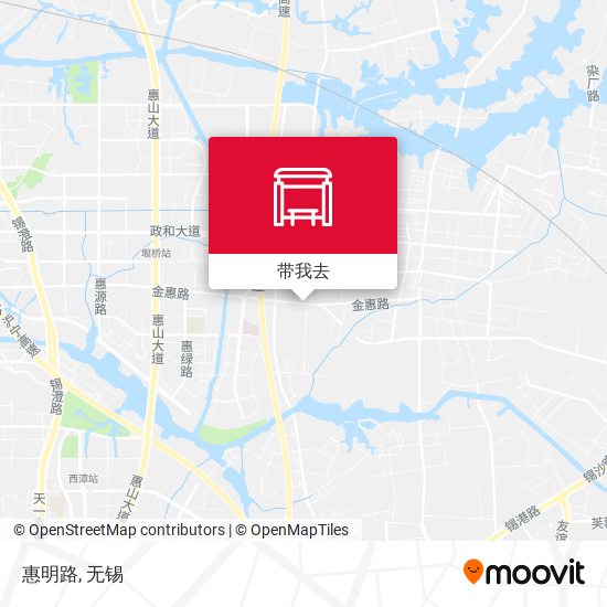 惠明路地图