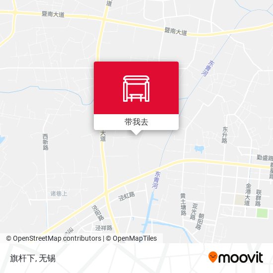 旗杆下地图