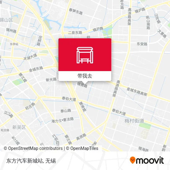 东方汽车新城站地图
