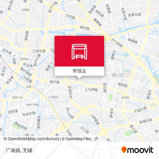 广南路地图
