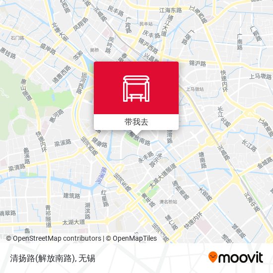 清扬路(解放南路)地图