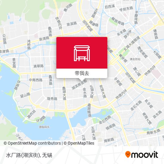 水厂路(湖滨街)地图