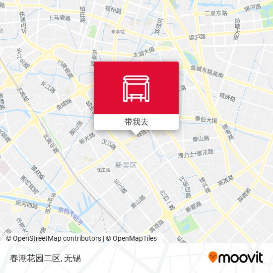 春潮花园二区地图