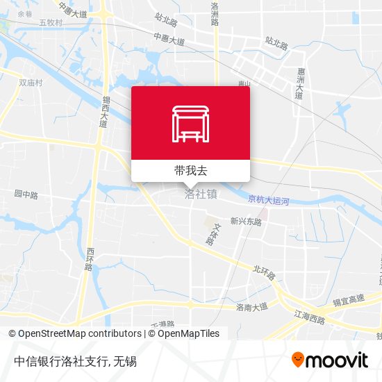 中信银行洛社支行地图
