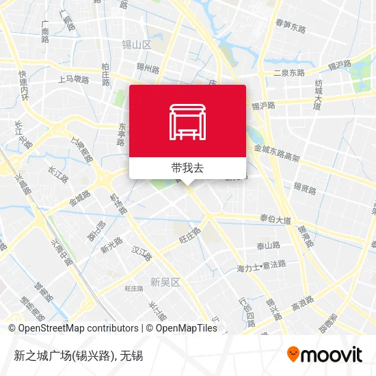 新之城广场(锡兴路)地图