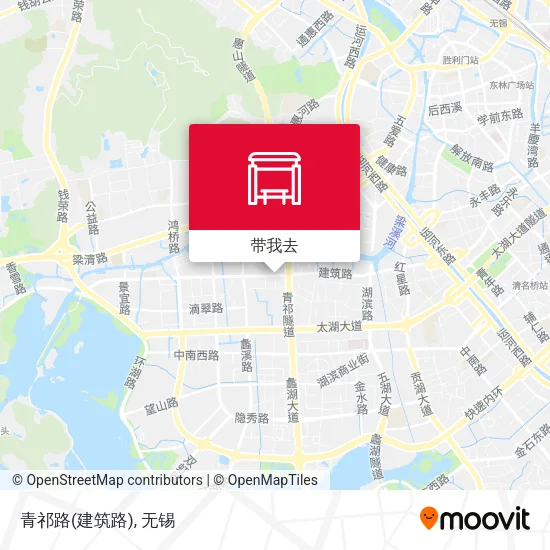 青祁路(建筑路)地图