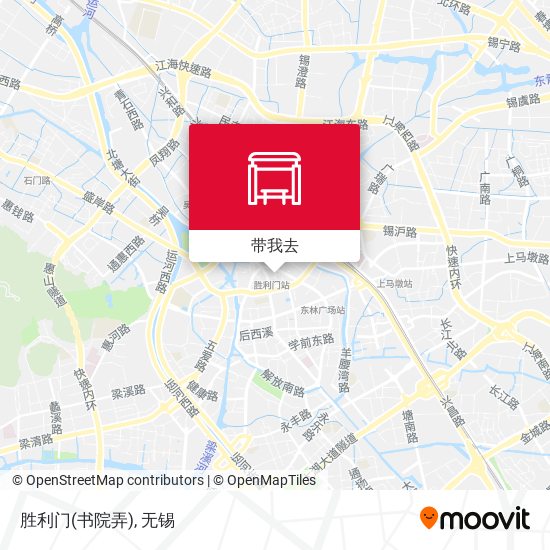 胜利门(书院弄)地图