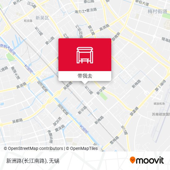 新洲路(长江南路)地图