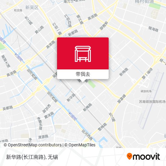 新华路(长江南路)地图