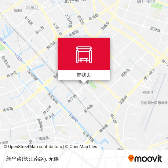 新华路(长江南路)地图