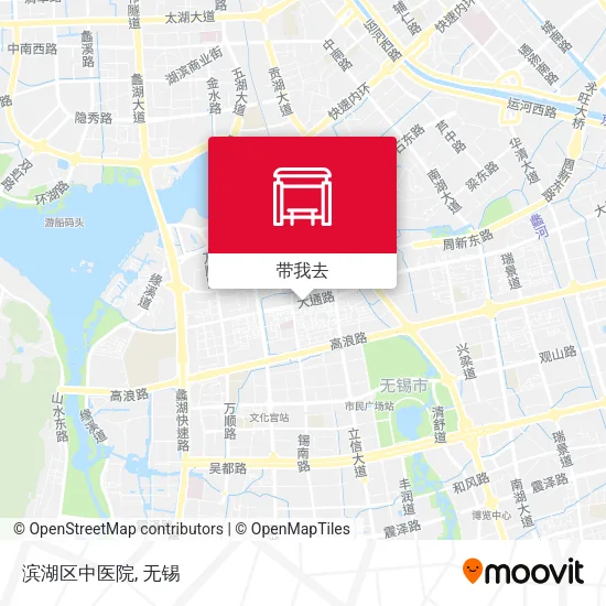 滨湖区中医院地图