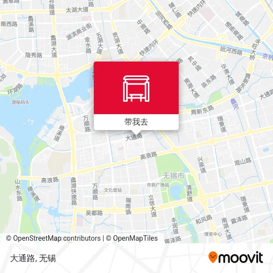 大通路地图