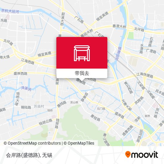 会岸路(盛德路)地图