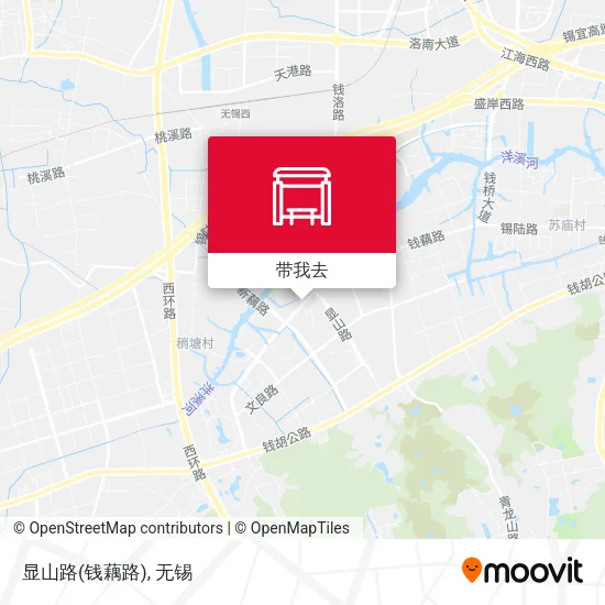 显山路(钱藕路)地图