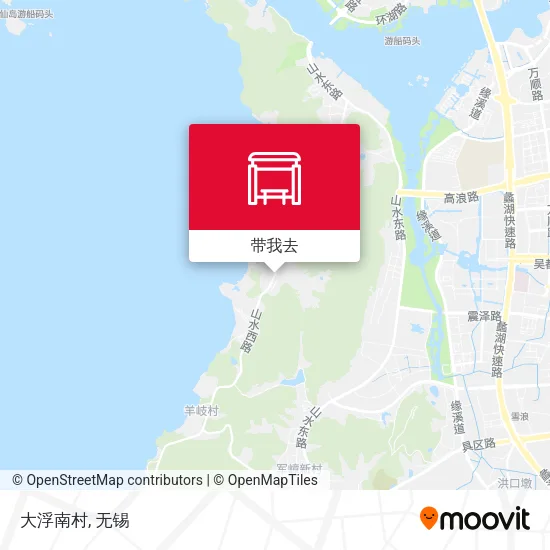 大浮南村地图