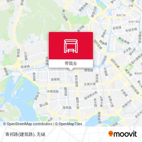 青祁路(建筑路)地图