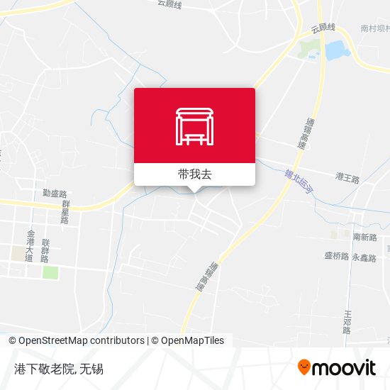 港下敬老院地图