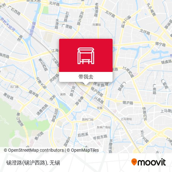 锡澄路(锡沪西路)地图