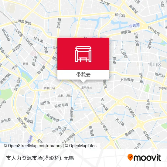 市人力资源市场(塔影桥)地图