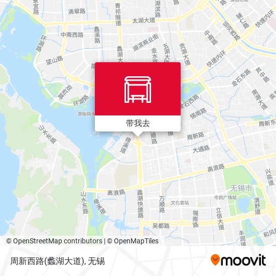 周新西路(蠡湖大道)地图