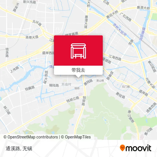 通溪路地图