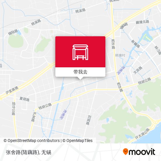 张舍路(陆藕路)地图