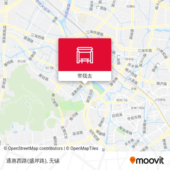 通惠西路(盛岸路)地图