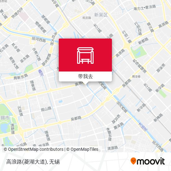 高浪路(菱湖大道)地图