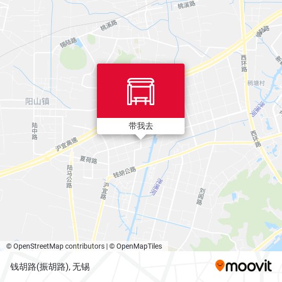 钱胡路(振胡路)地图