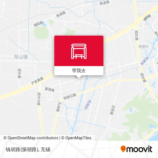 钱胡路(振胡路)地图
