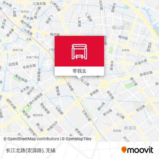 长江北路(宏源路)地图