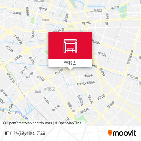 旺庄路(锡兴路)地图