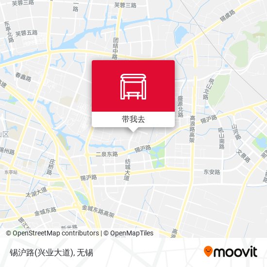 锡沪路(兴业大道)地图