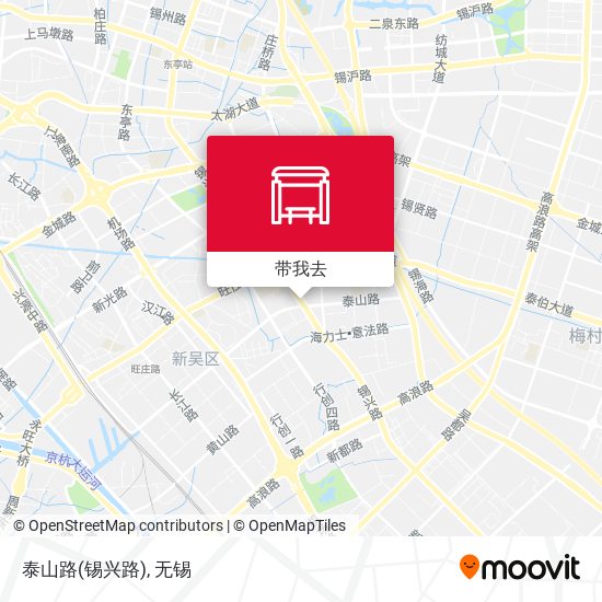 泰山路(锡兴路)地图