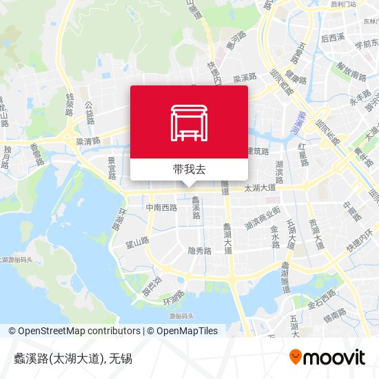 蠡溪路(太湖大道)地图