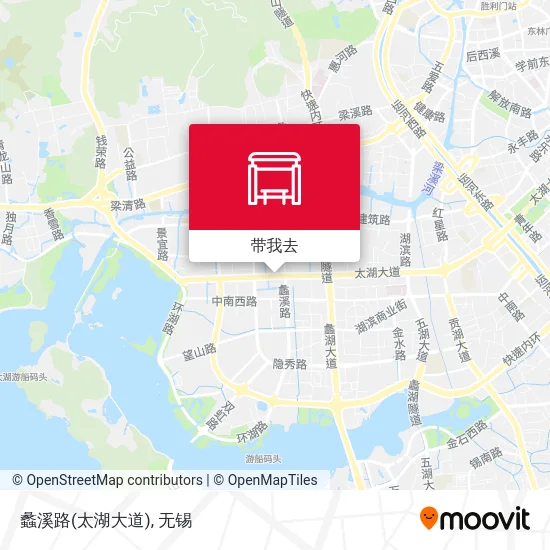 蠡溪路(太湖大道)地图