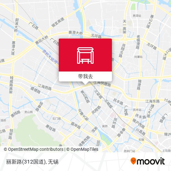 丽新路(312国道)地图