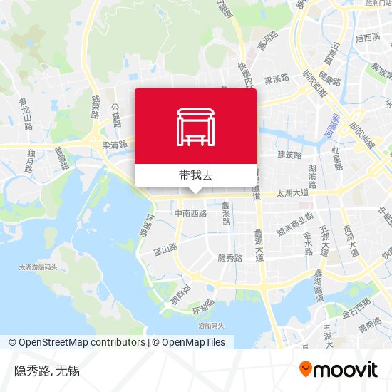 隐秀路地图