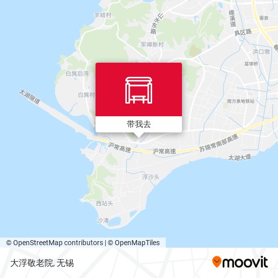 大浮敬老院地图