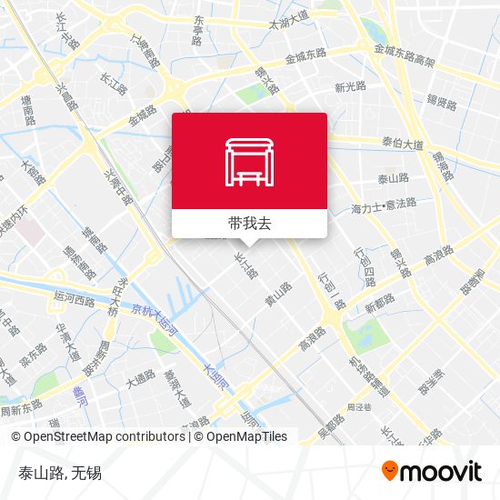 泰山路地图